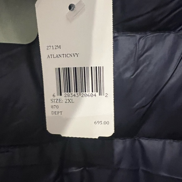 Canada Goose Men’s Hybridge Lite Hoody Atlantic Navy Blue Size 2XL - Picture 10 of 12